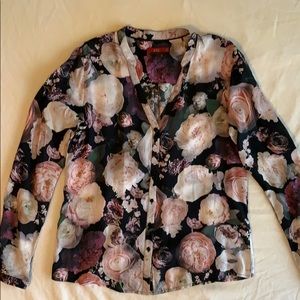 edc (From ASOS) button down floral shirt